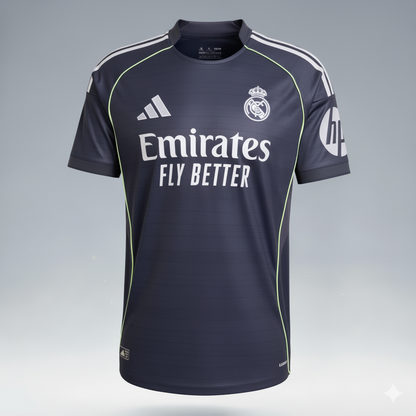 Camiseta visitante Real Madrid, temporada 2025/2026